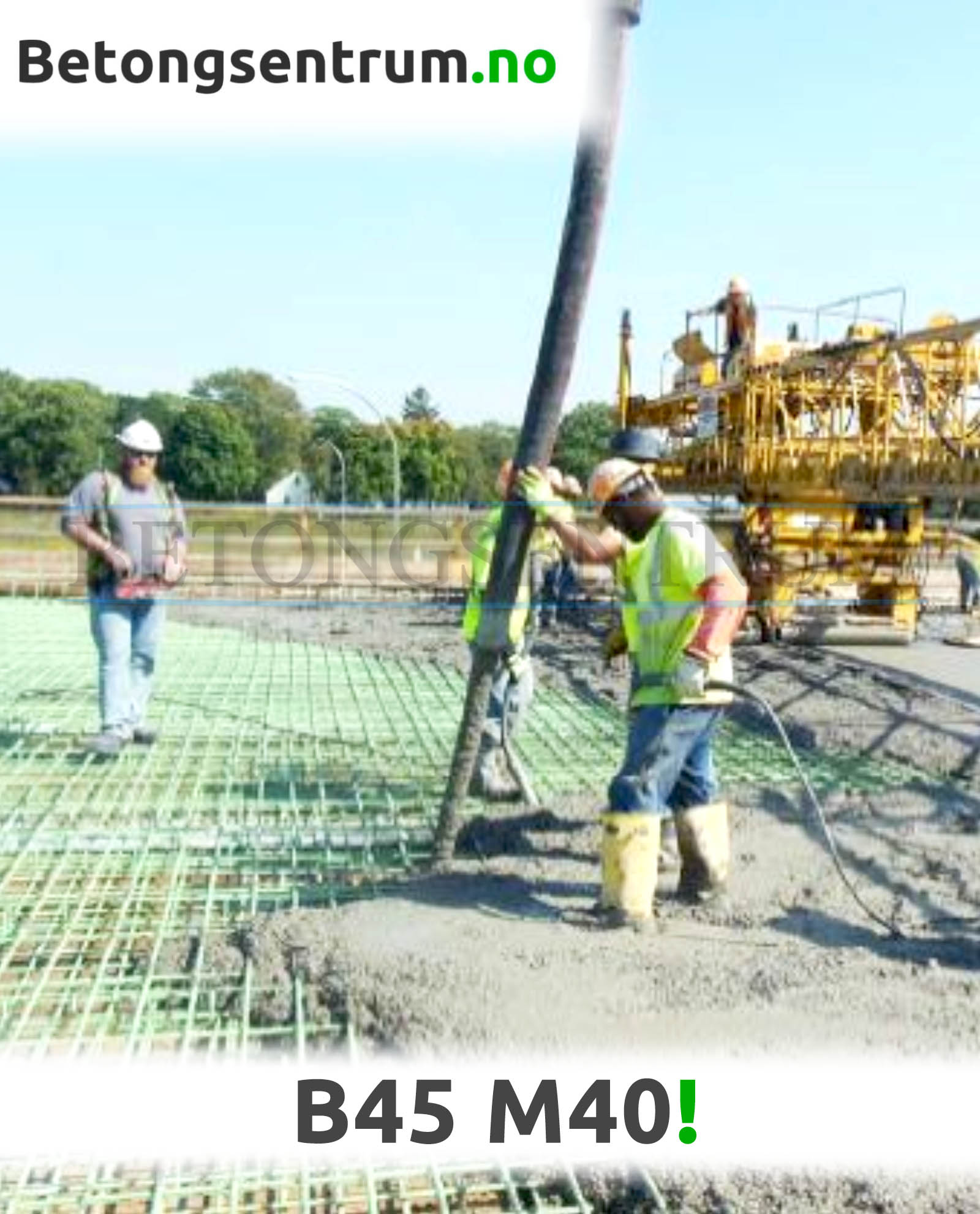 B45 M40 Anleggsbetong