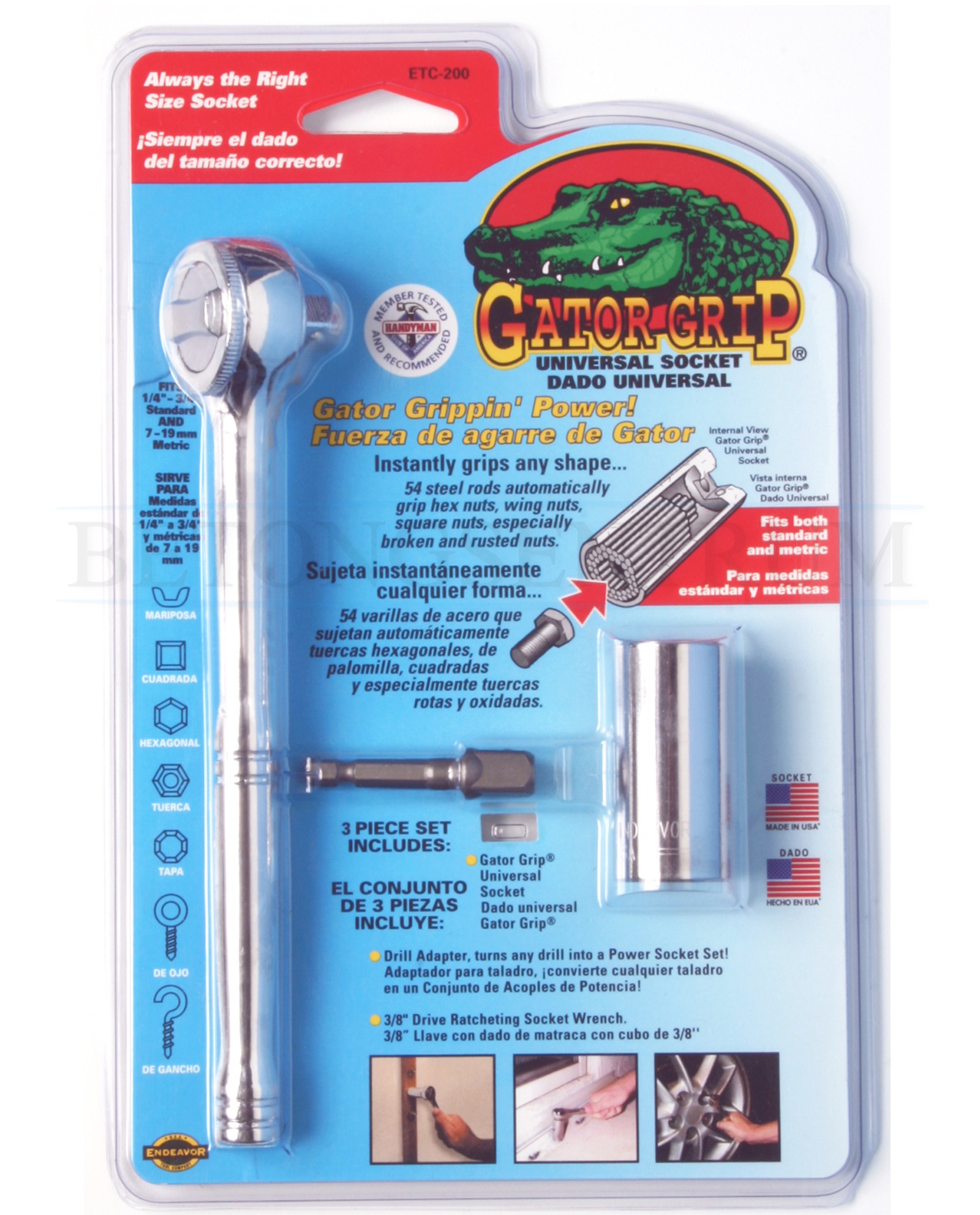 Gator Grip 7-19mm Pipesett