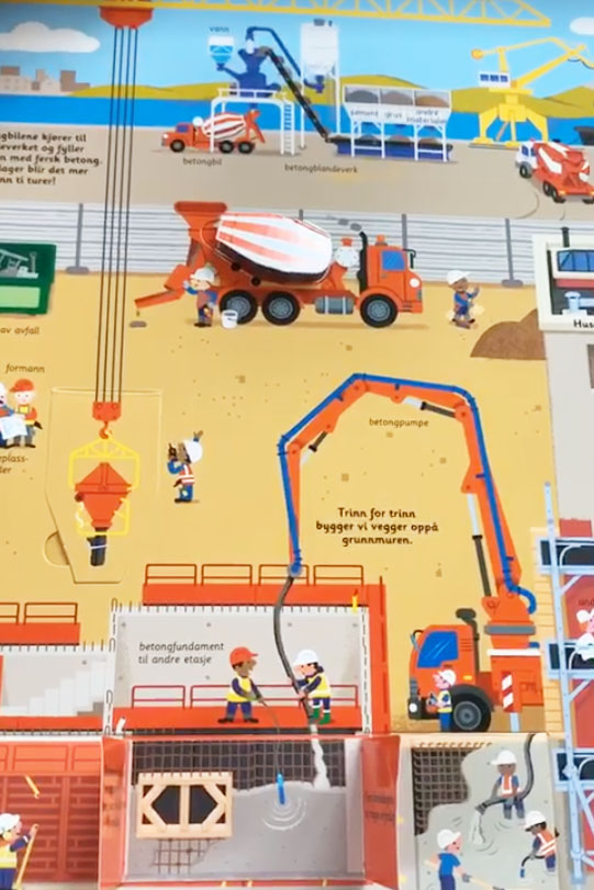 Den kjempestore boka om byggeplasser (eng)