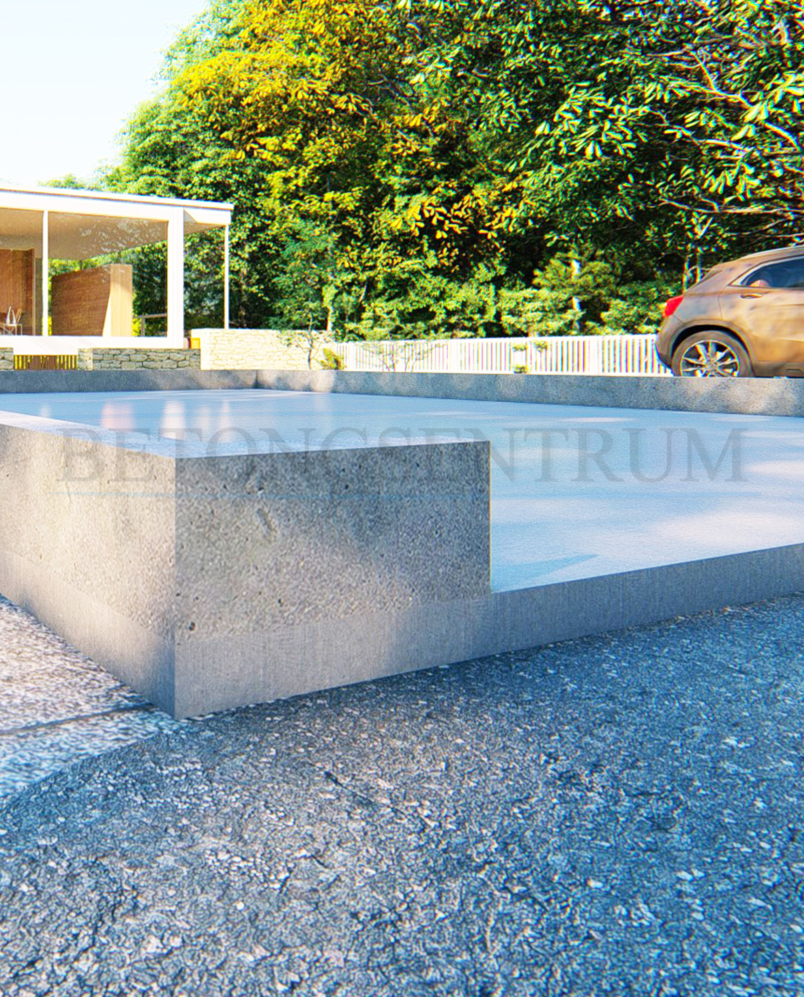 Garasjegulv Uisolert