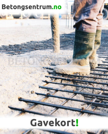 Gavekort på betong