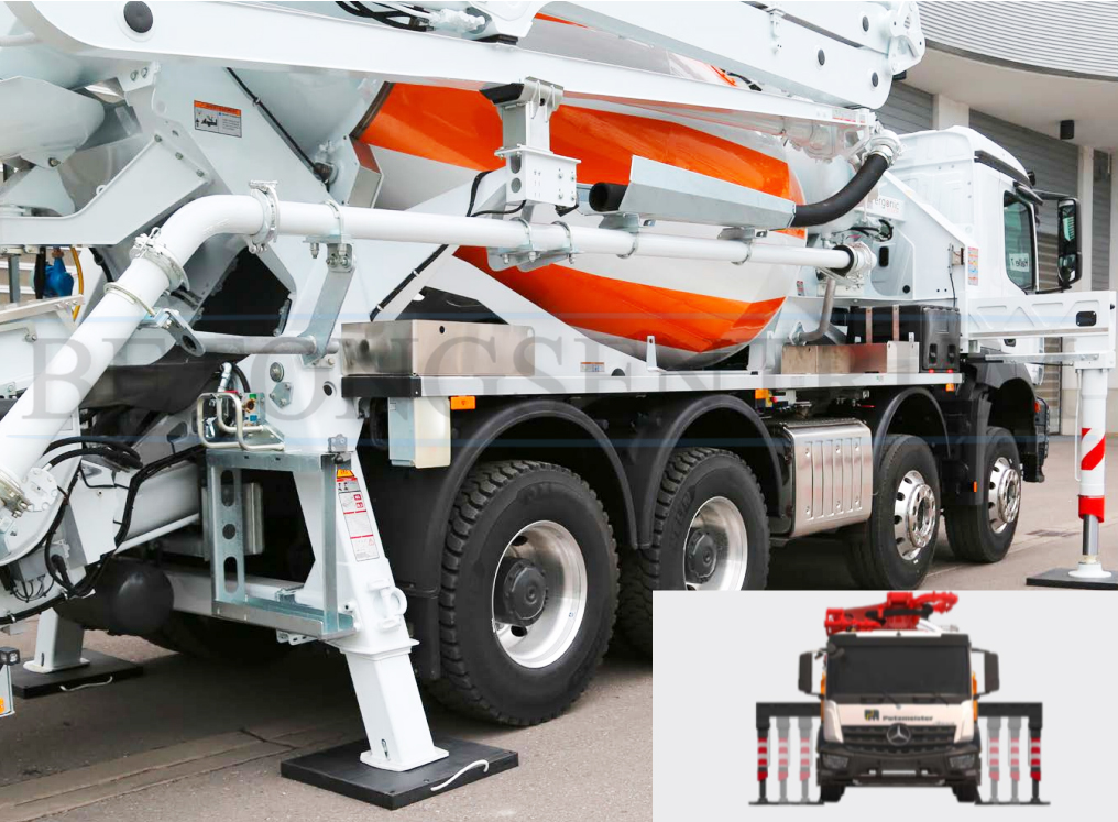 Pumpemixer Støtteben