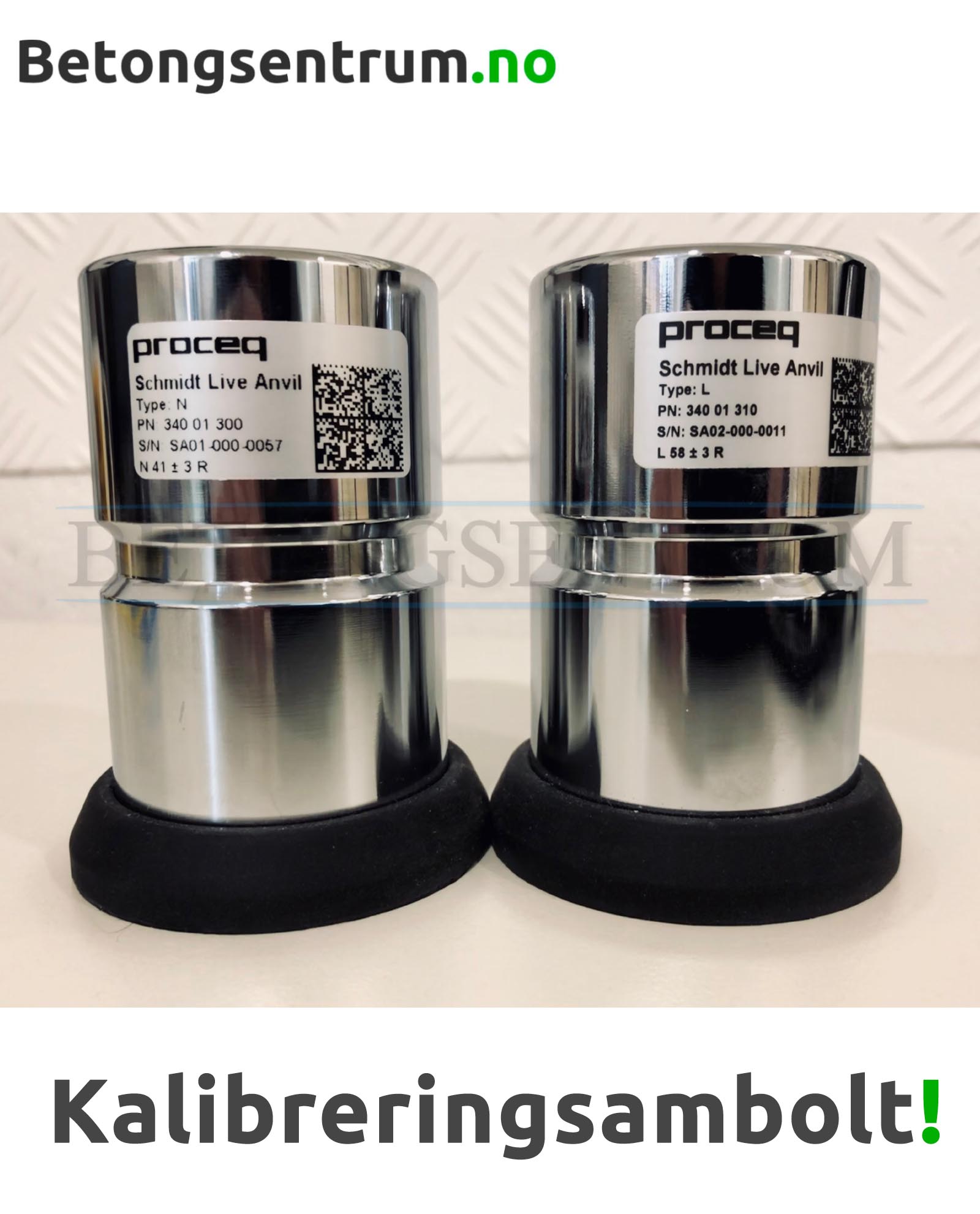 Kalibreringsambolt til prellhammer