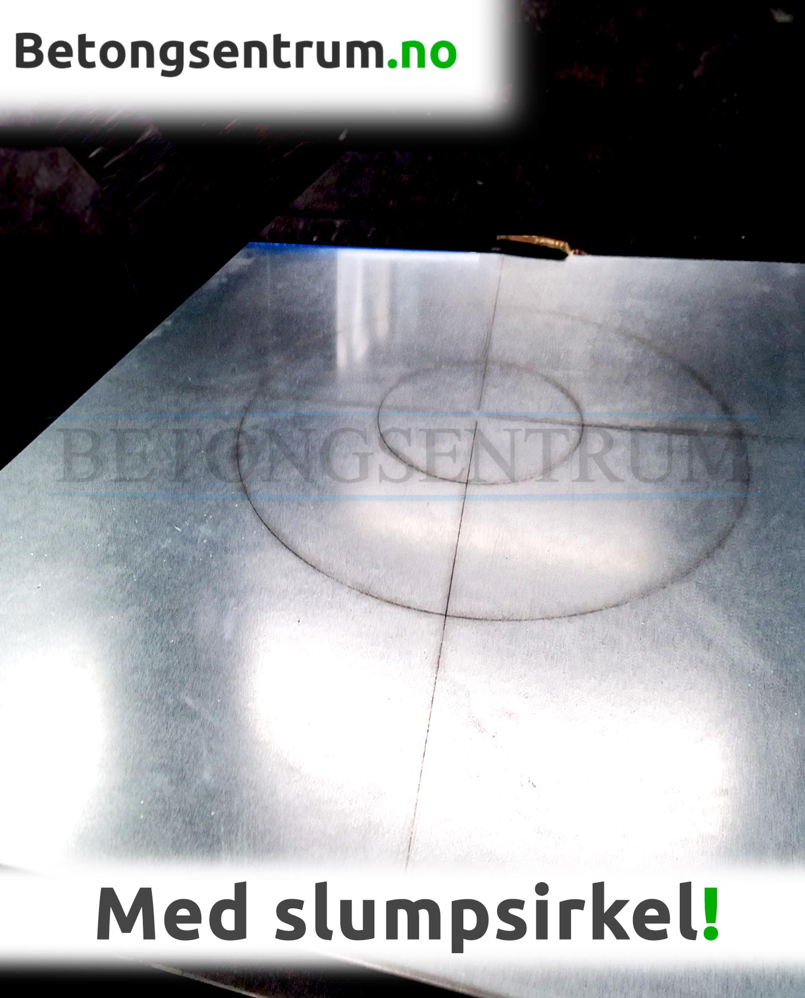 Underlagsplate til slumpmåling