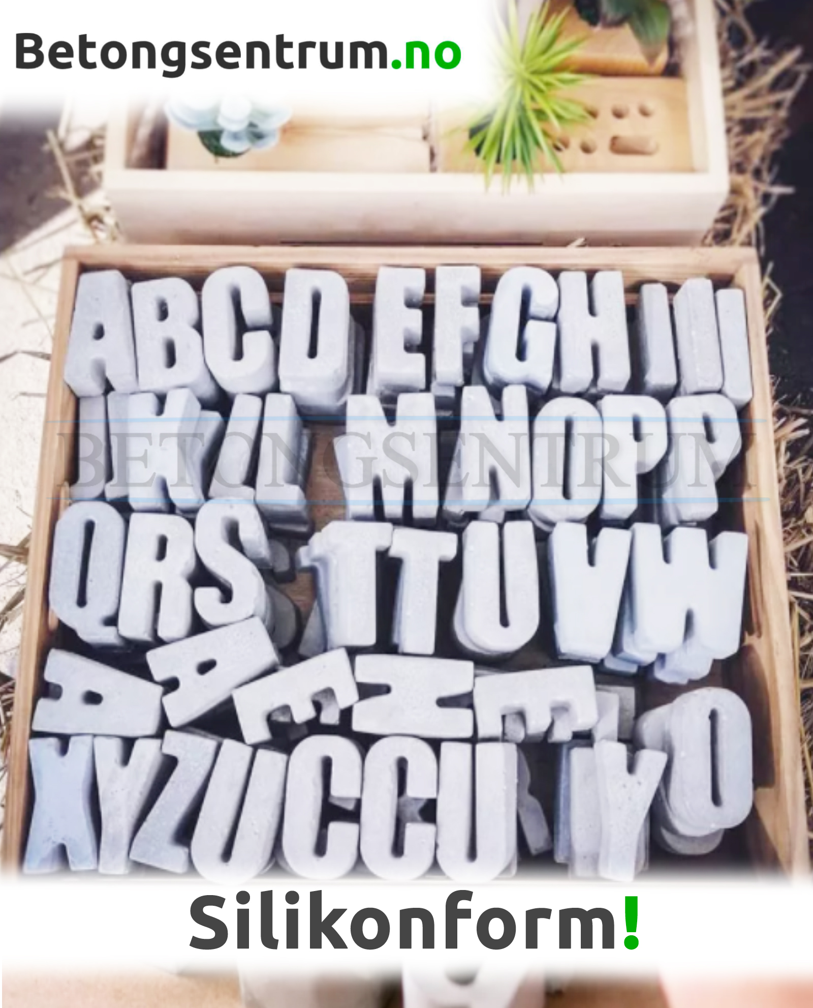 Støpeform Bokstaver