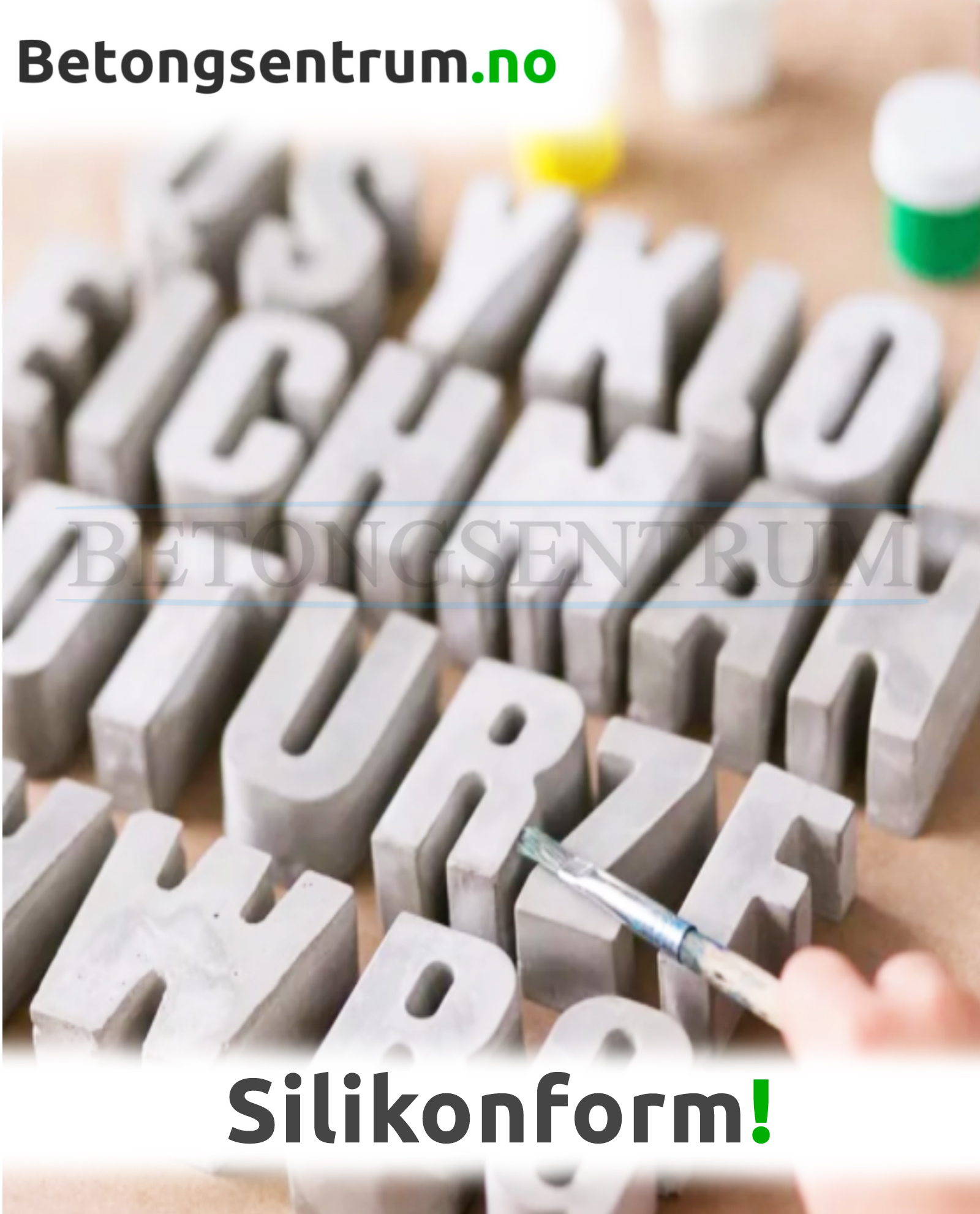 Støpeform Bokstaver