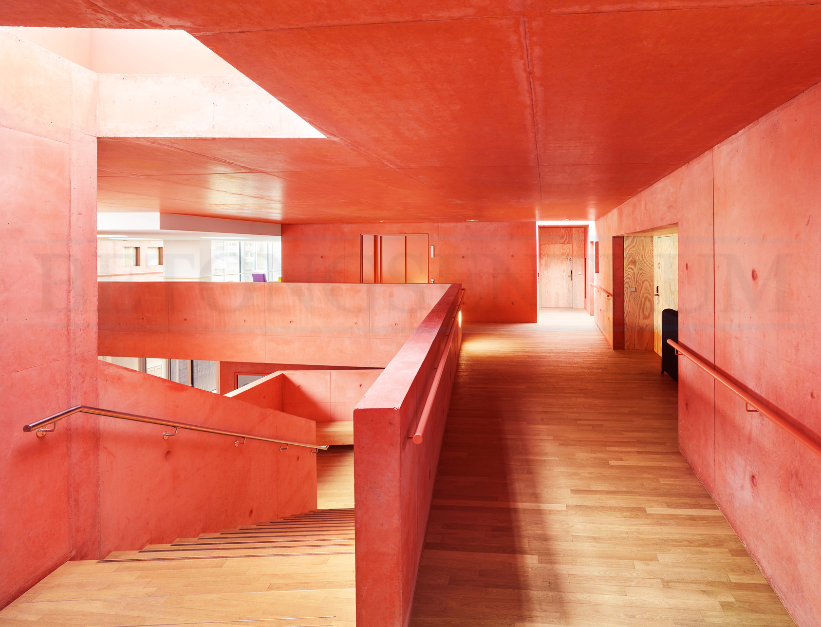 Elderly house in France consisting of concreete colored with Cayferrox pigments
