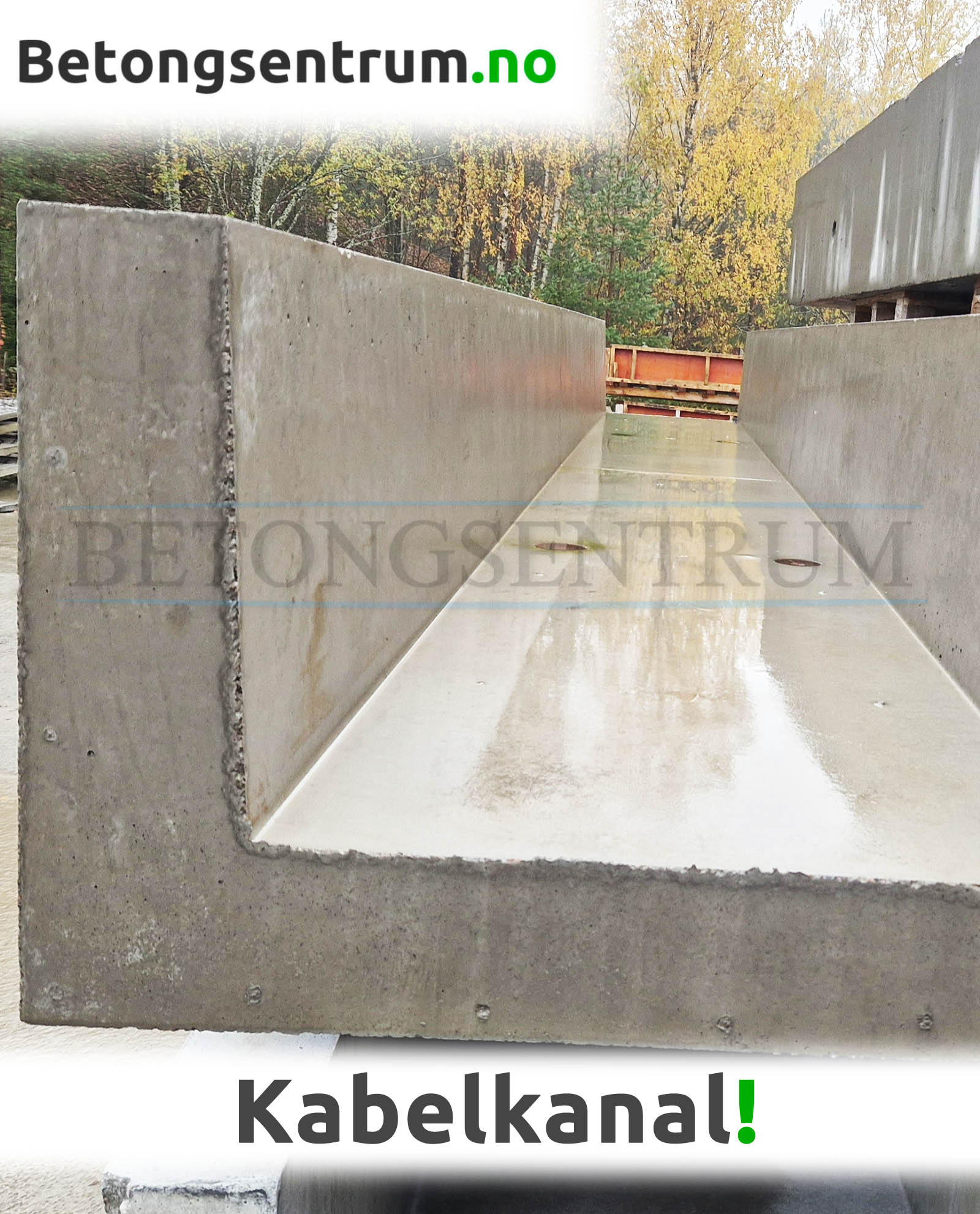 Kabelkanal i betong