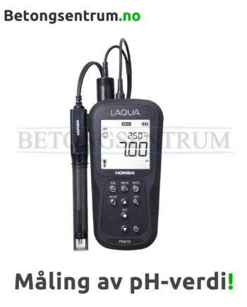 pH Måler Betongvann