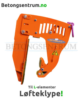Løfteklype til støttevegg