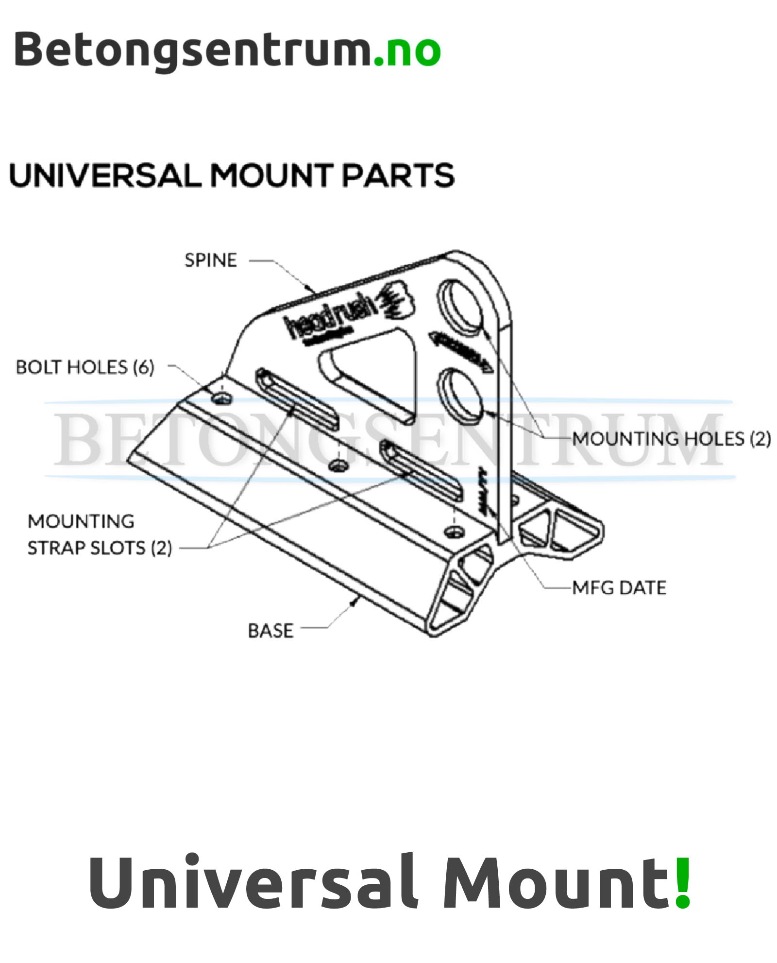 TRUBLUE Universal Mount