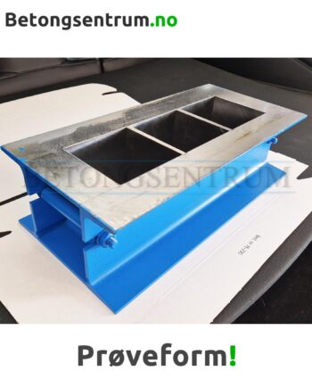 Prøveform Betong 3-roms