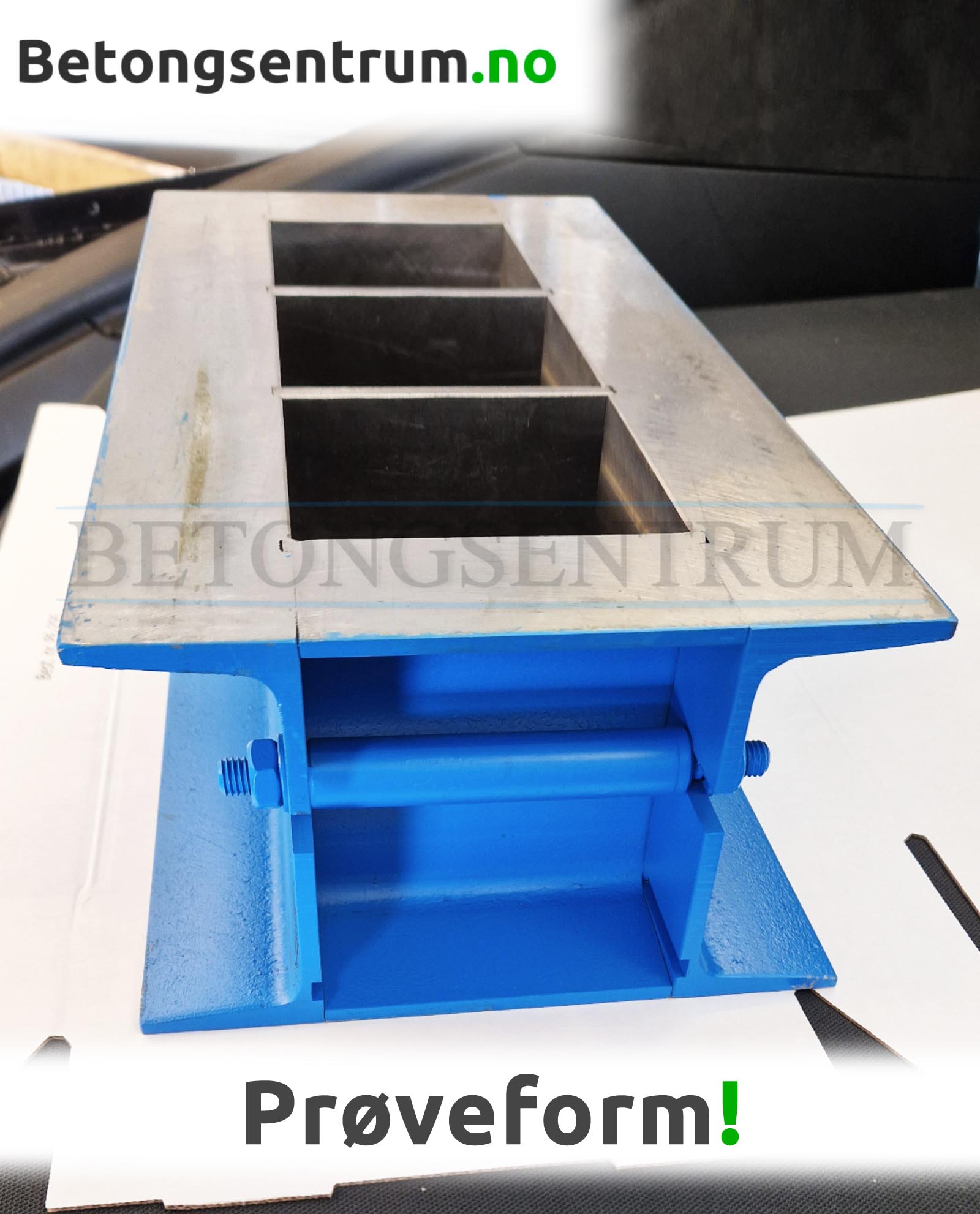 Prøveform Betong 3-roms