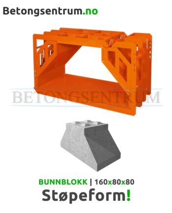 Støpeform Bunnblokk