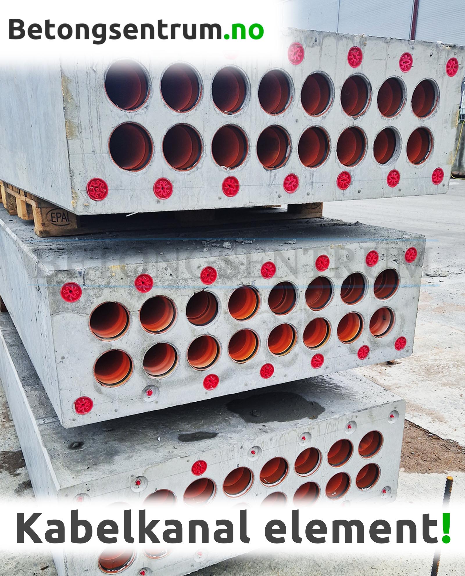 Kabelkanal av betong