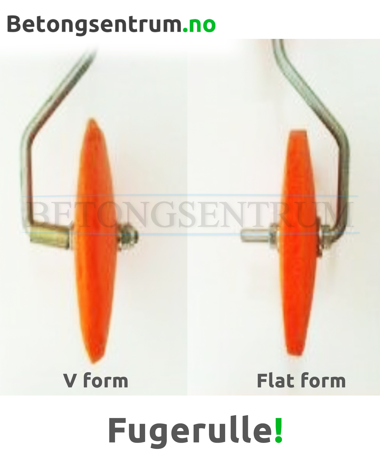 Rullehjul til betongfuger