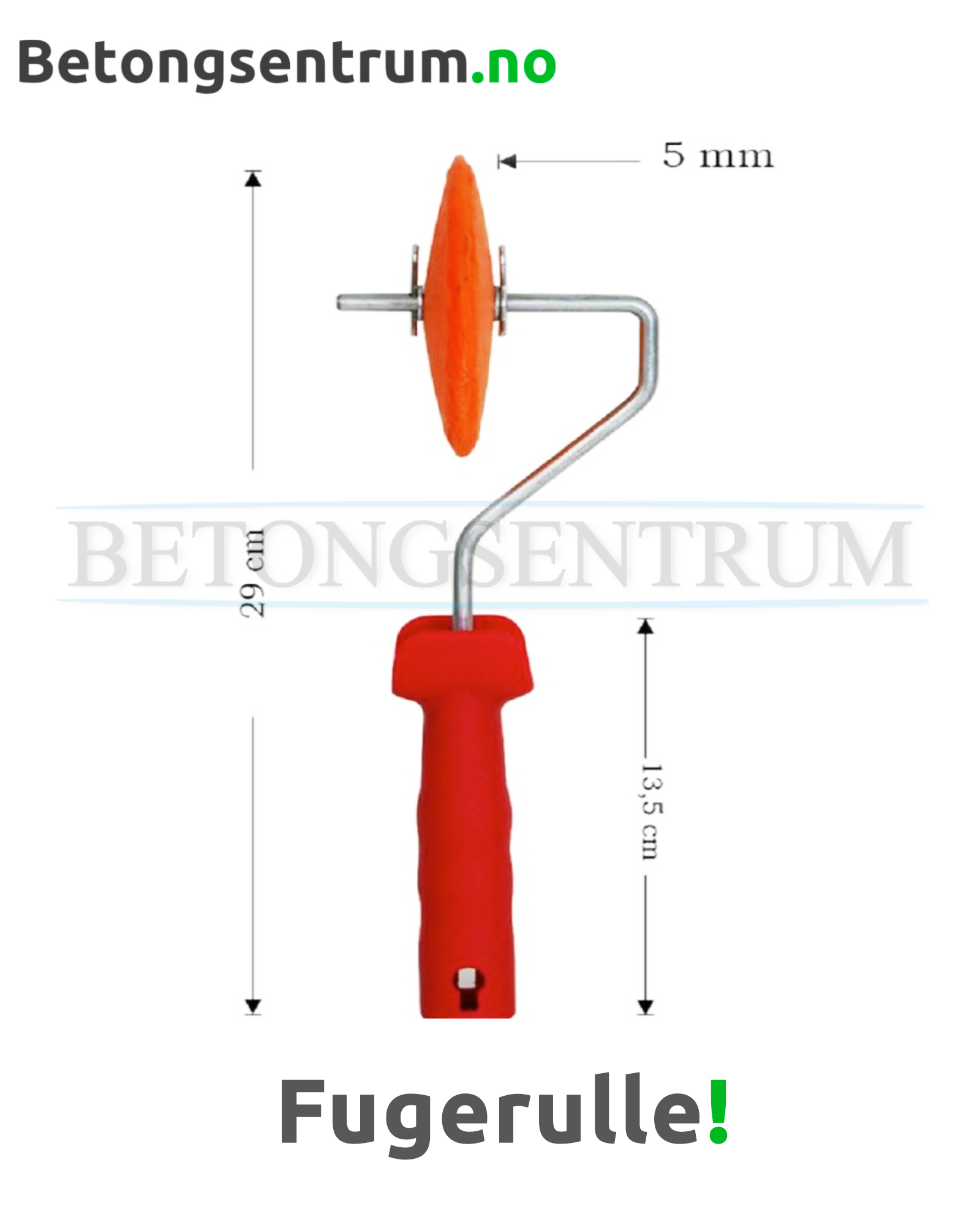 Rullehjul til betongfuger