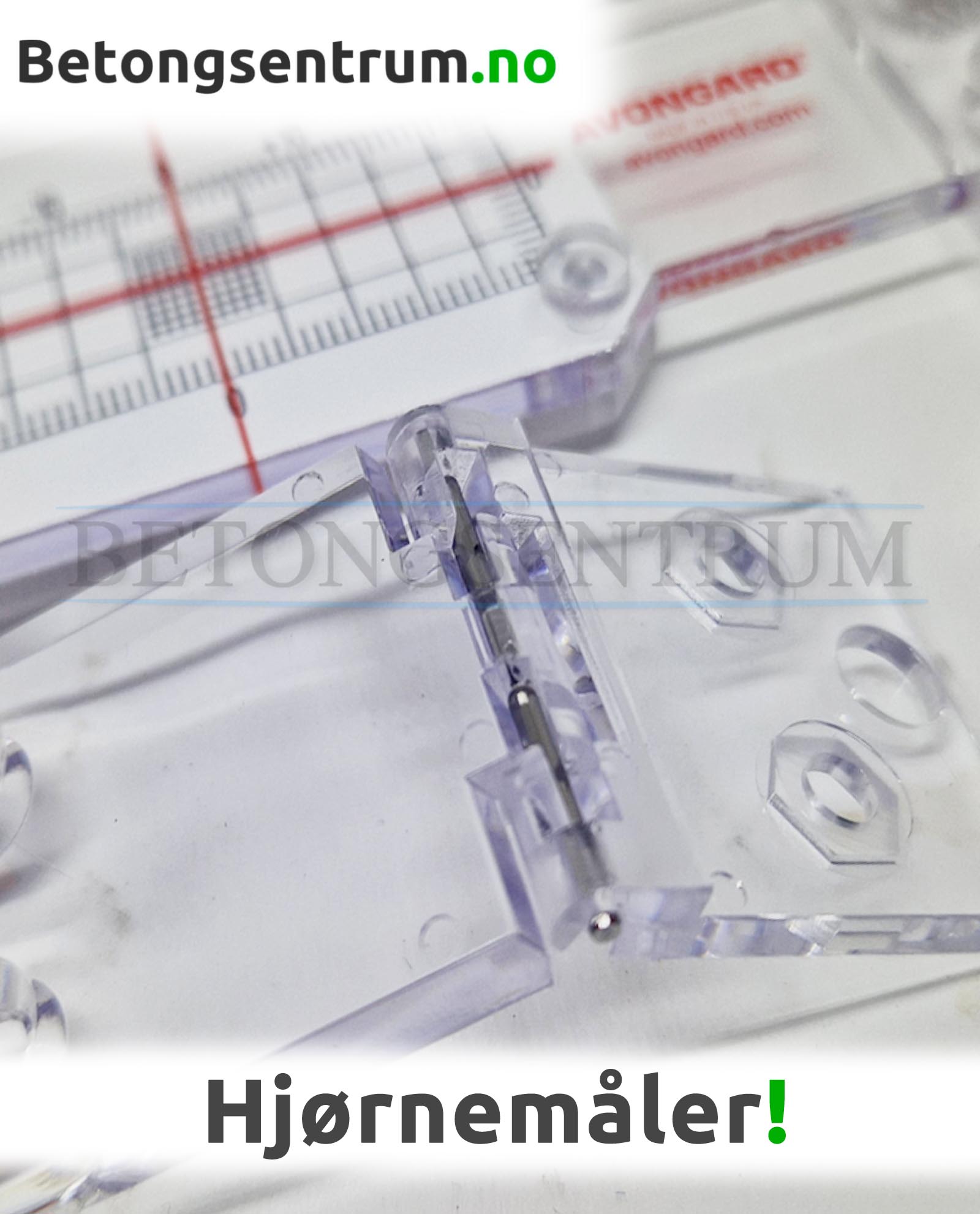 Hjørnemåler for rissutvikling