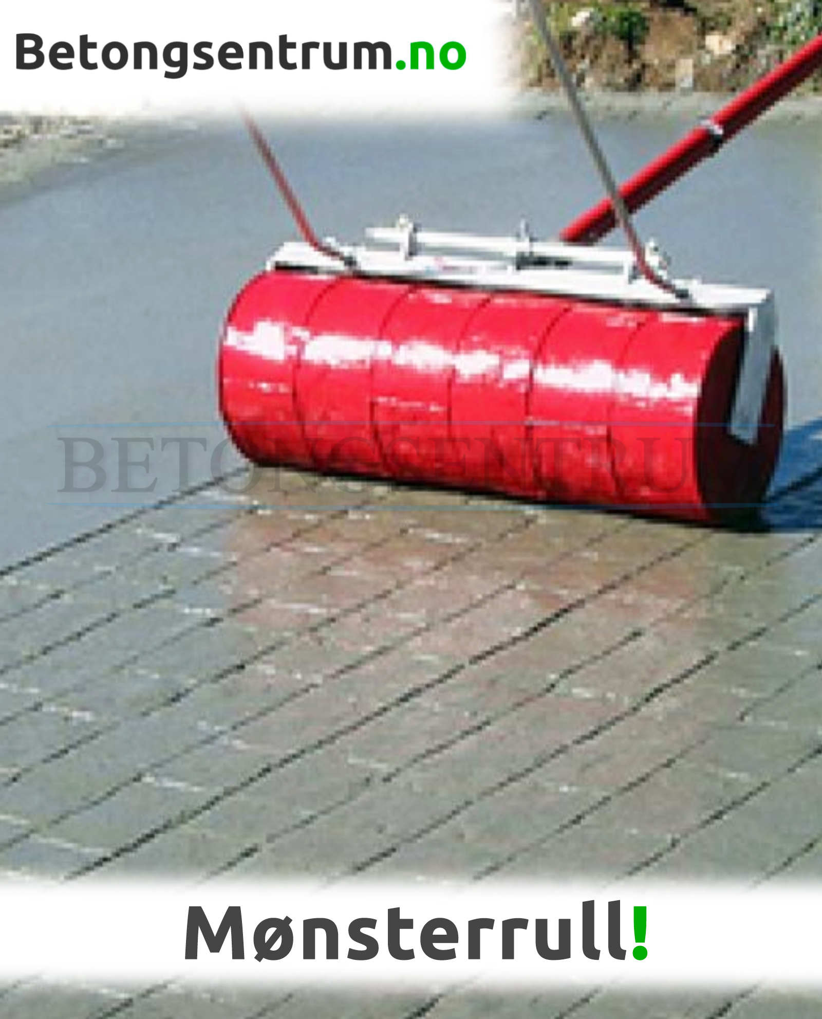 Mønsterrull til betong