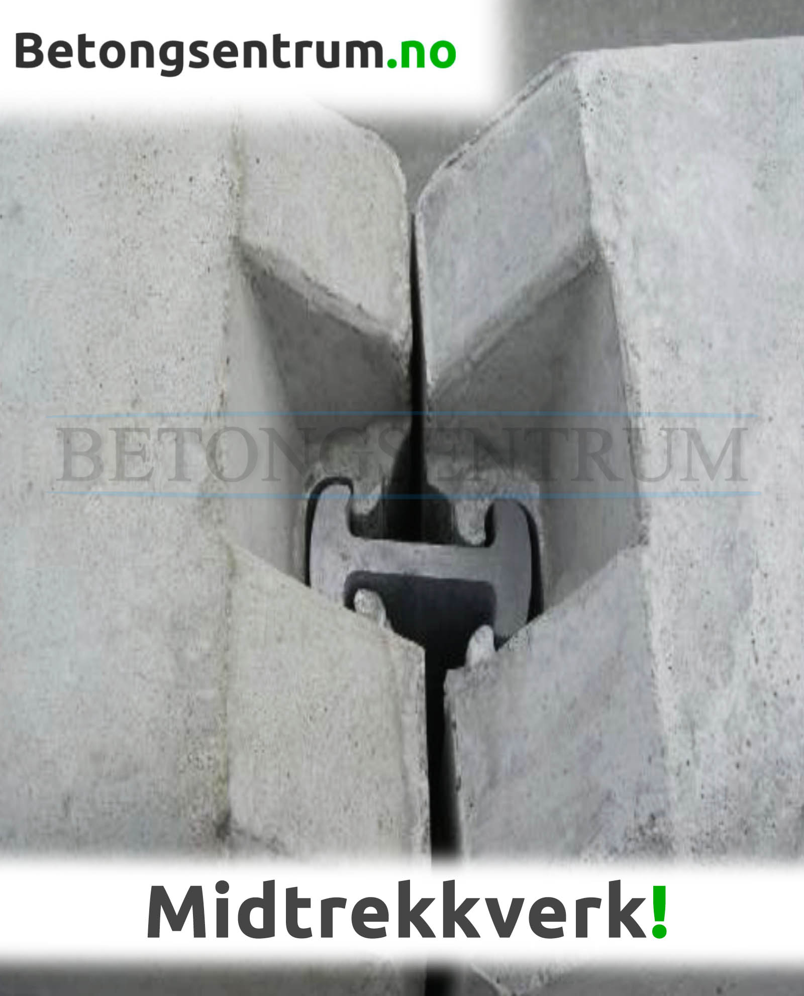 Midtrekkverk i betong