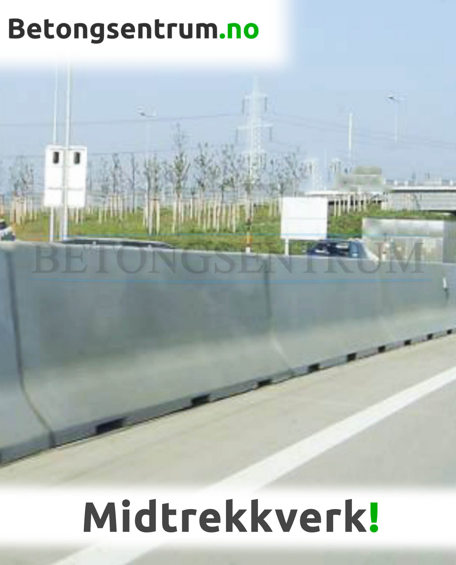 Midtrekkverk i betong