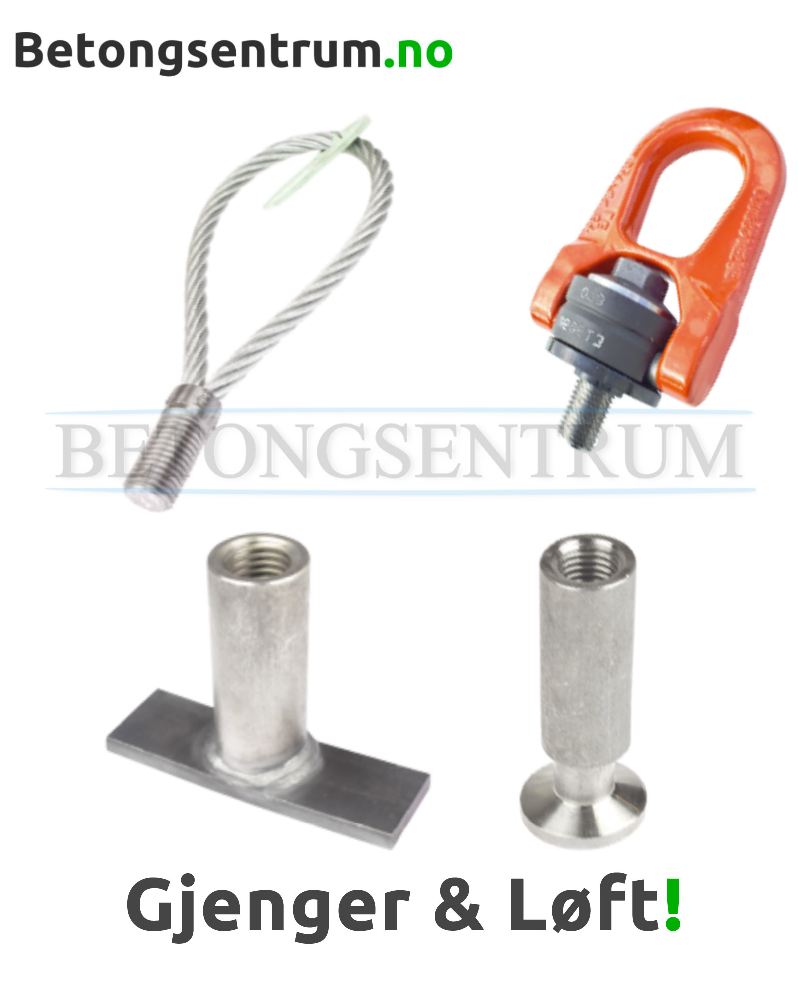 Gjengehylser til betong