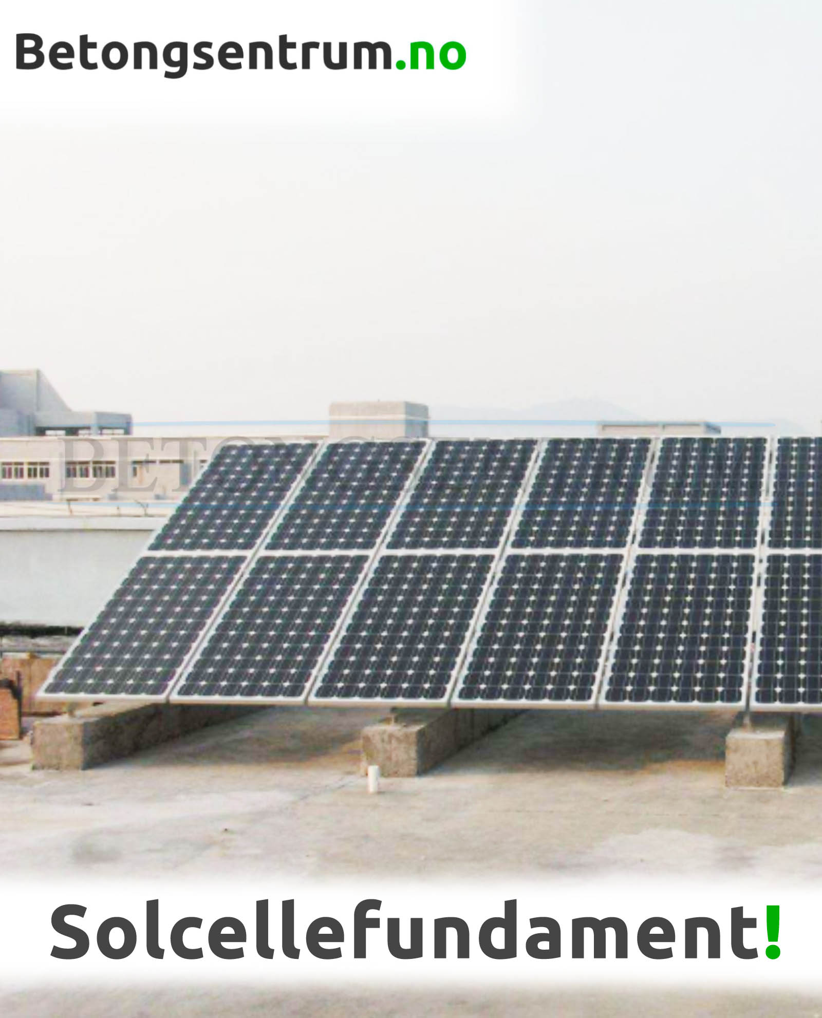 Fundament til solceller