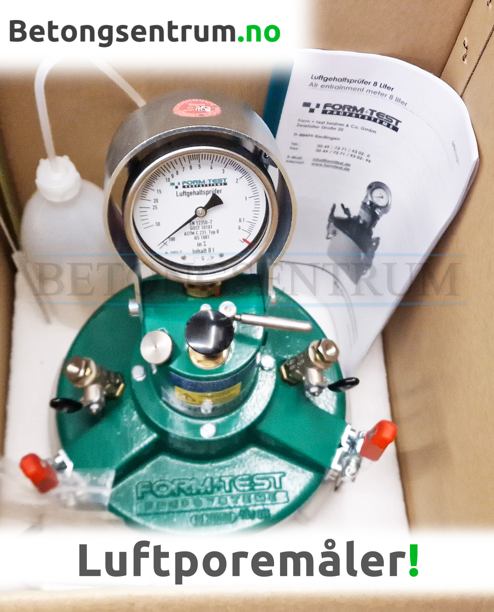 Luftmåler Betong