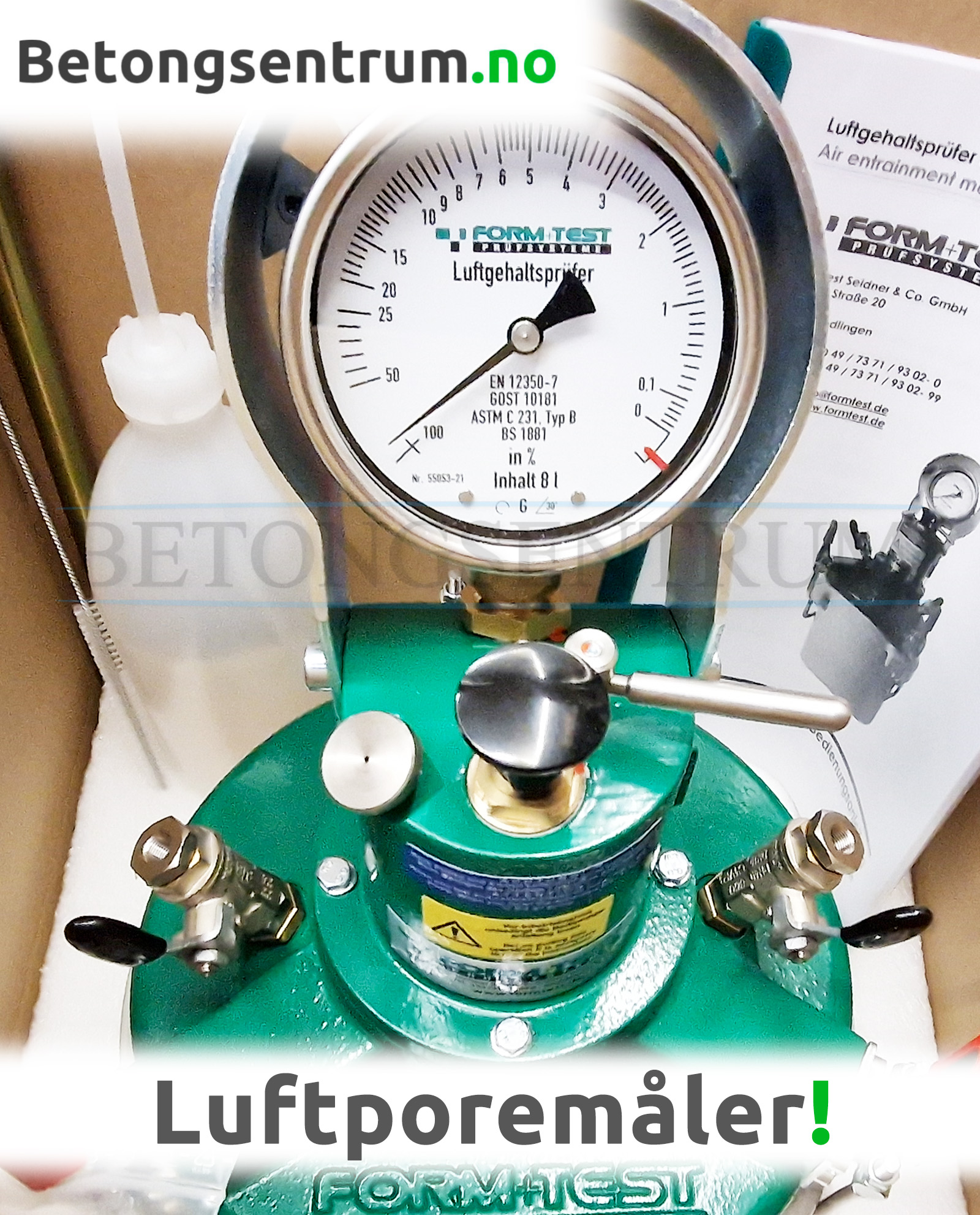 Luftmåler Betong