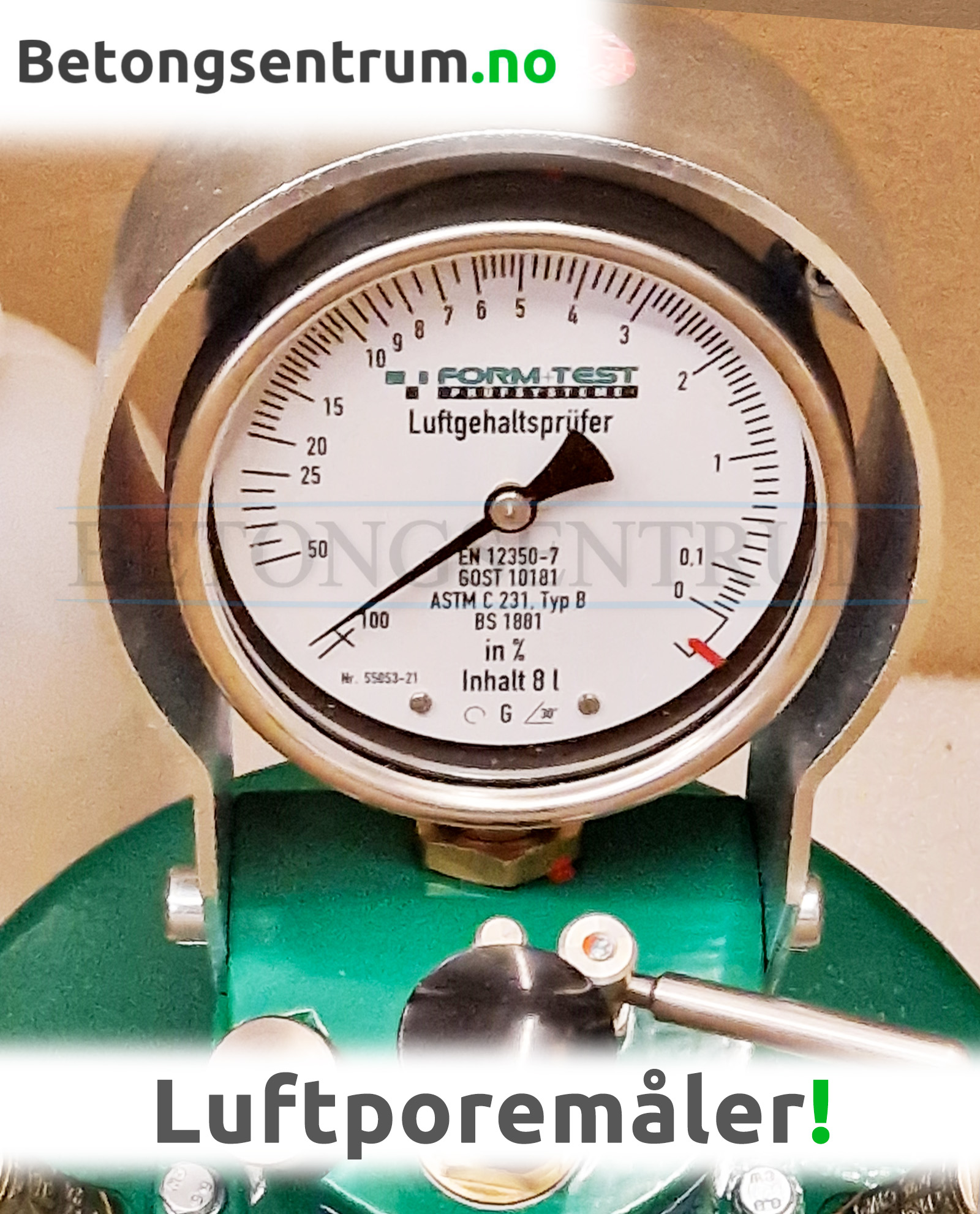 Luftmåler Betong