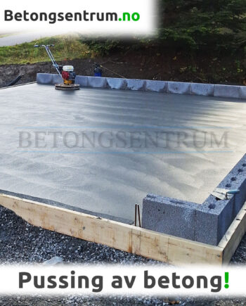 Pussing av betong