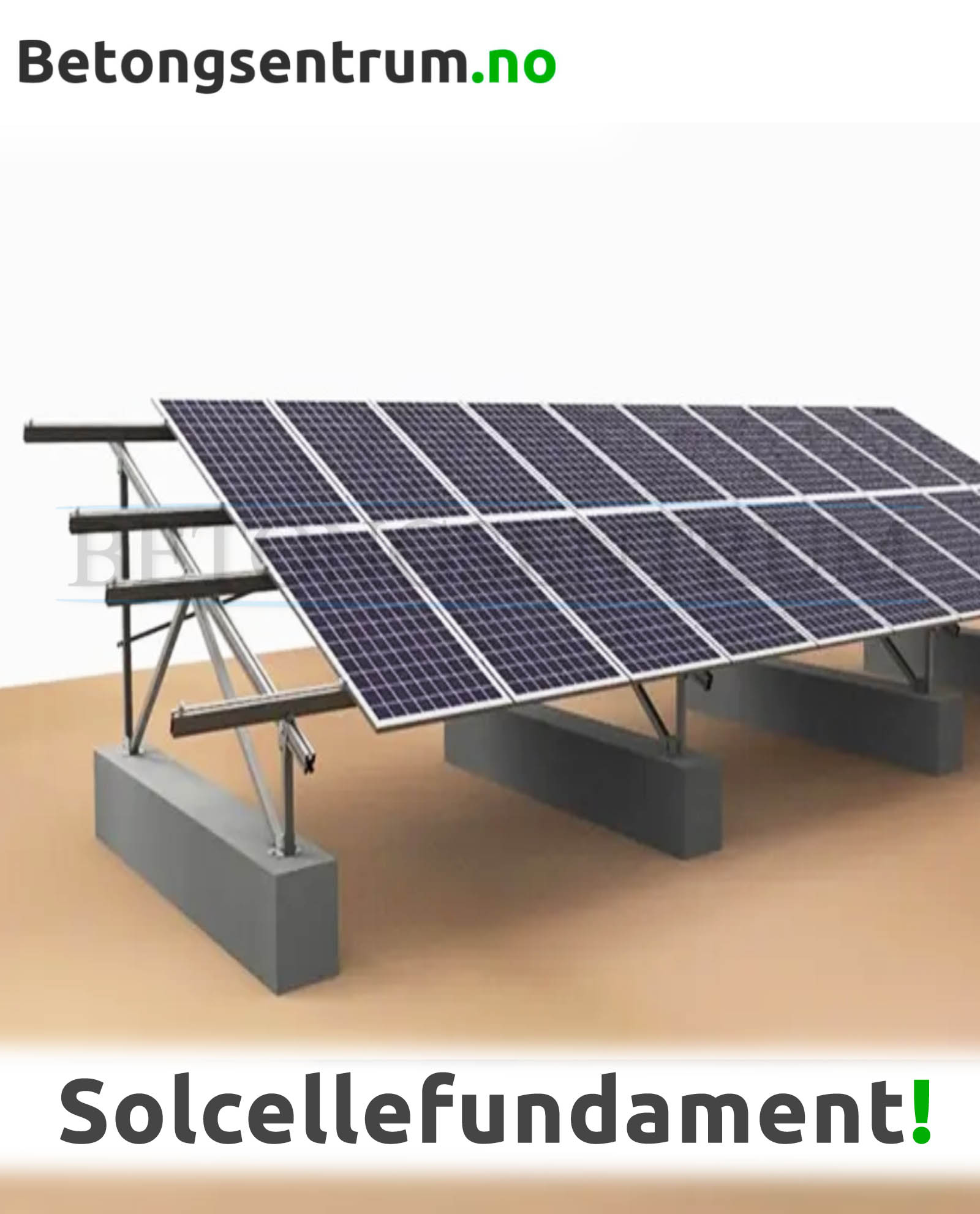 Fundament til solceller