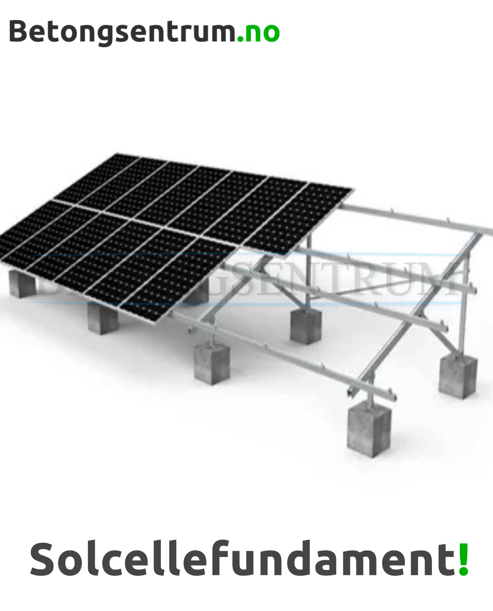 Fundament til solceller