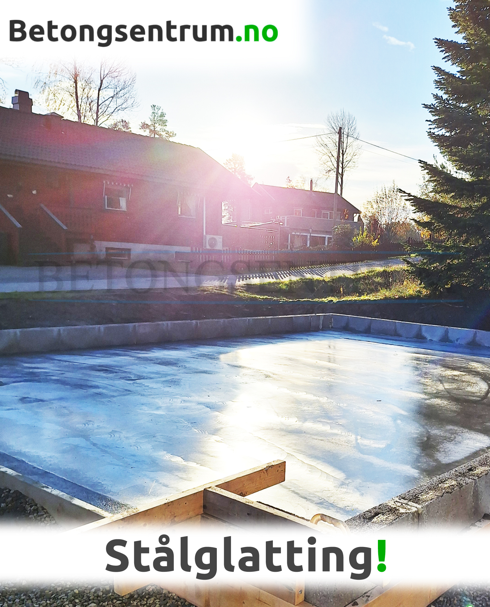 Stålglatting garasje