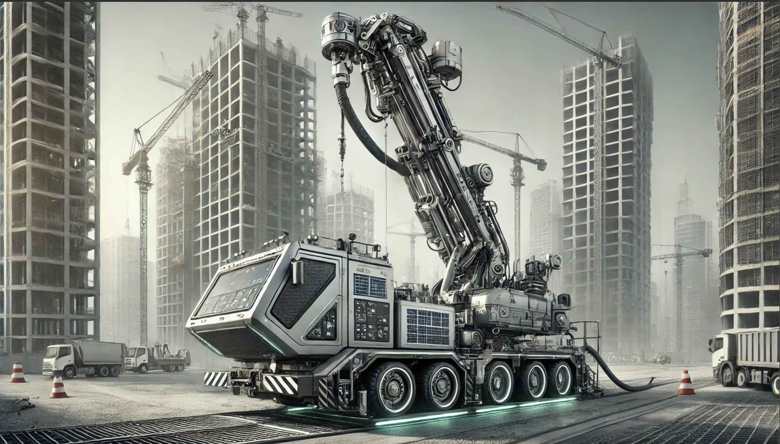 Futuristsik betongpumpe