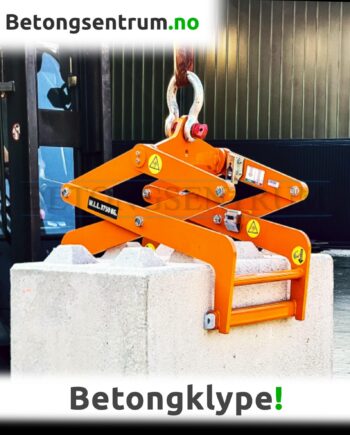 Løfteklype til betongklosser