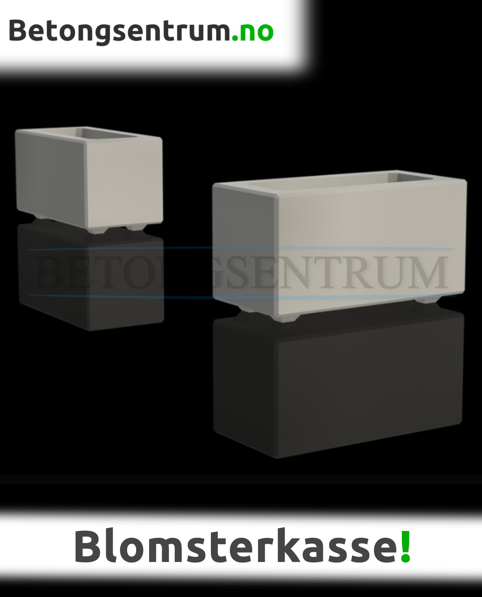 Støpeform Blomsterkasse