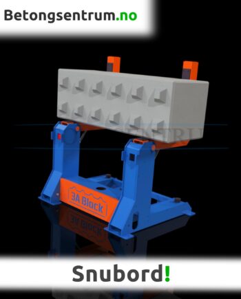 Snubord til betongklosser