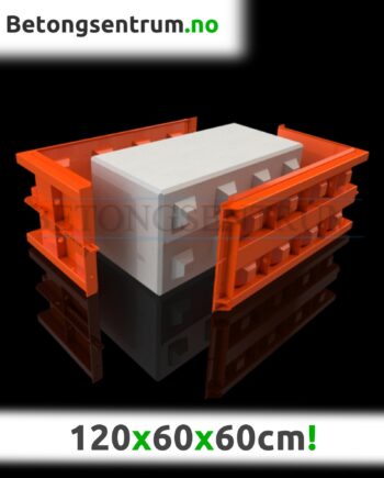 Støpeform 120x60x60cm
