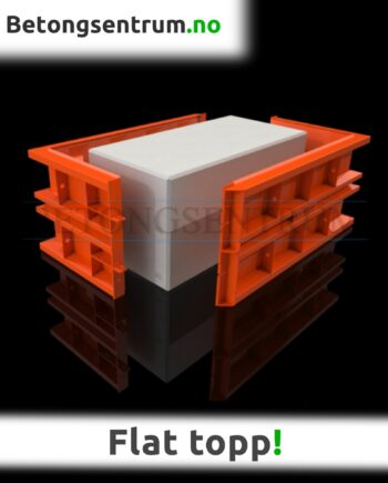 Støpeform med flat topp