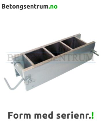 Prøveform med serienummer