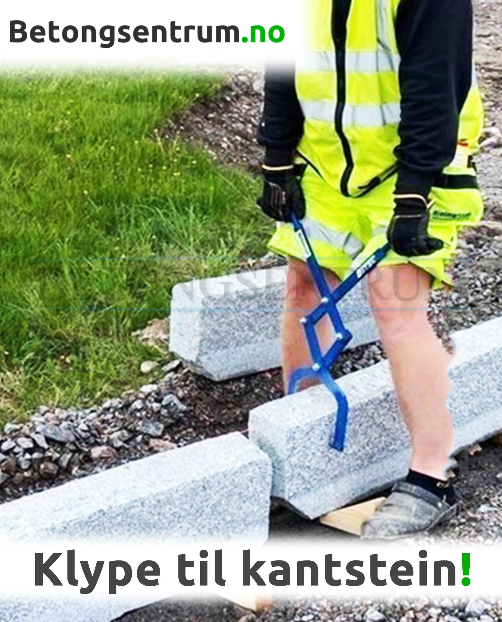 Løfteklype til kantstein