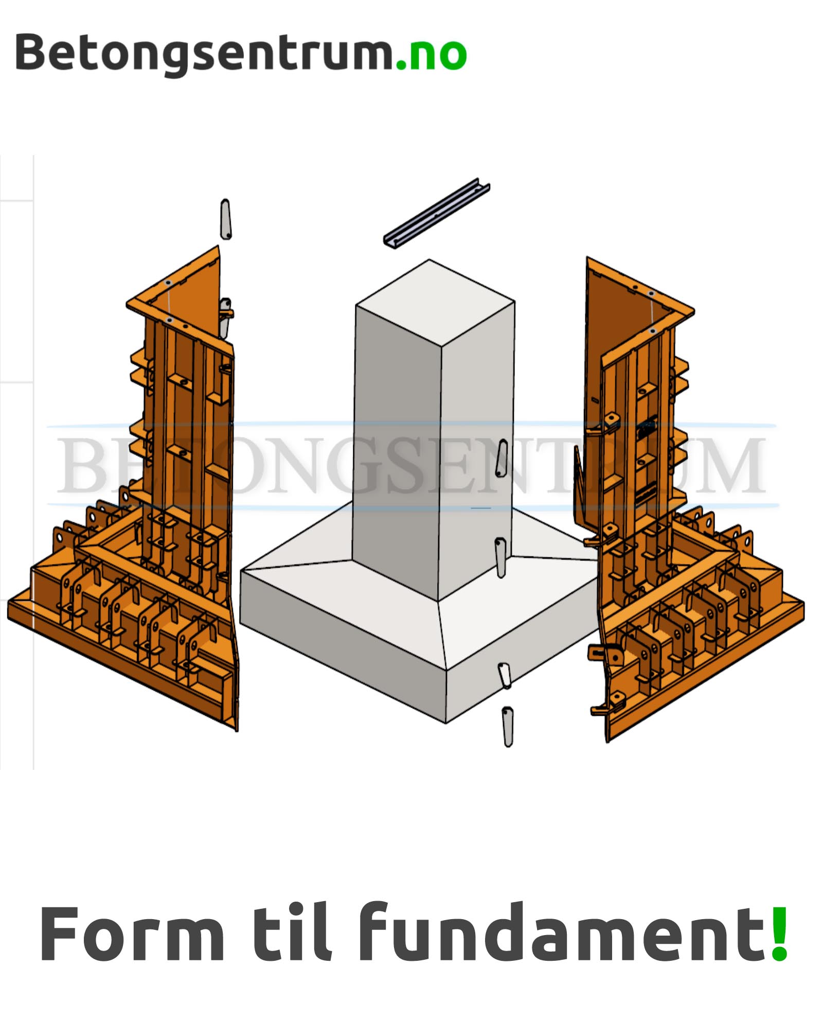 Støpeform til fundament