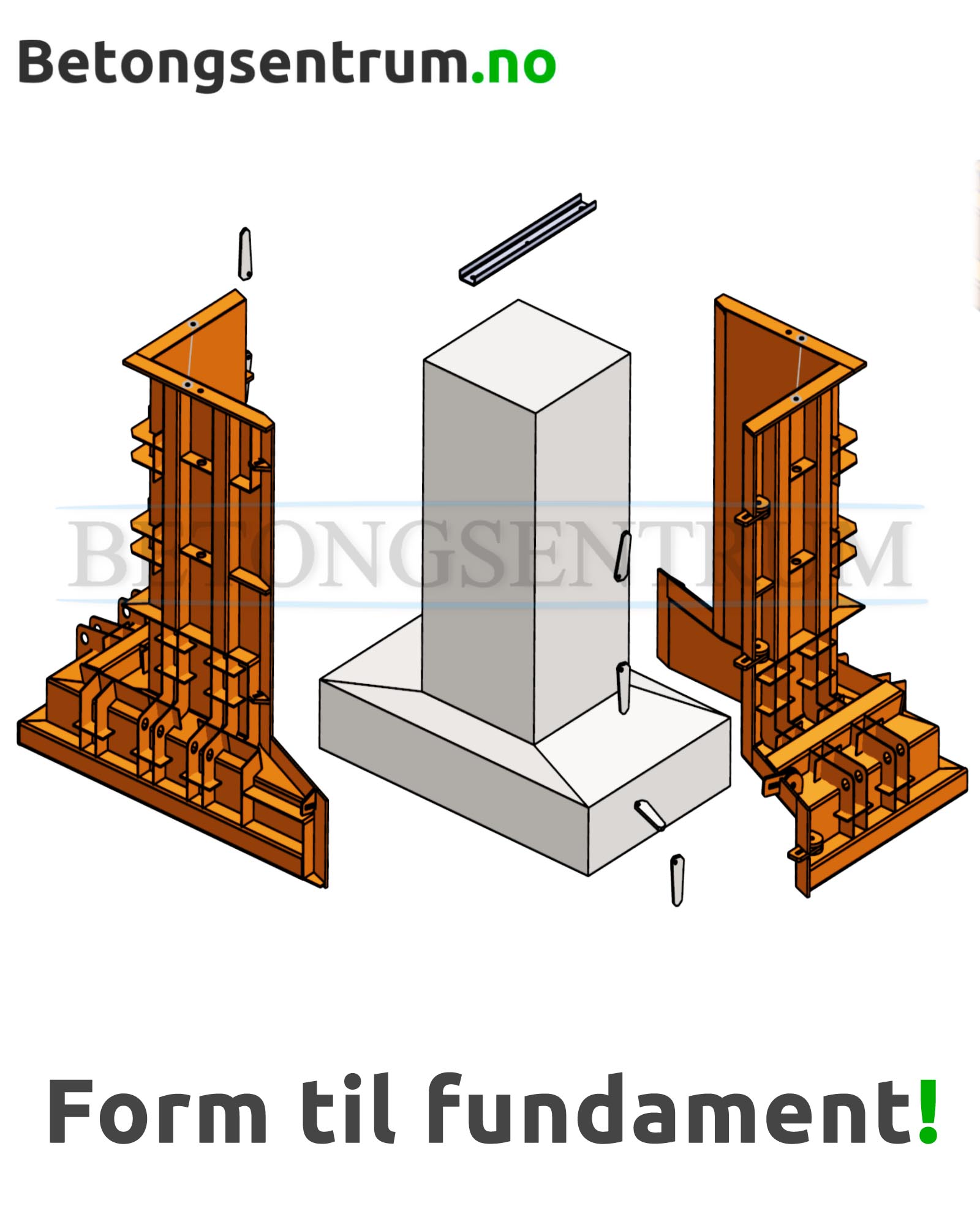 Støpeform til fundament