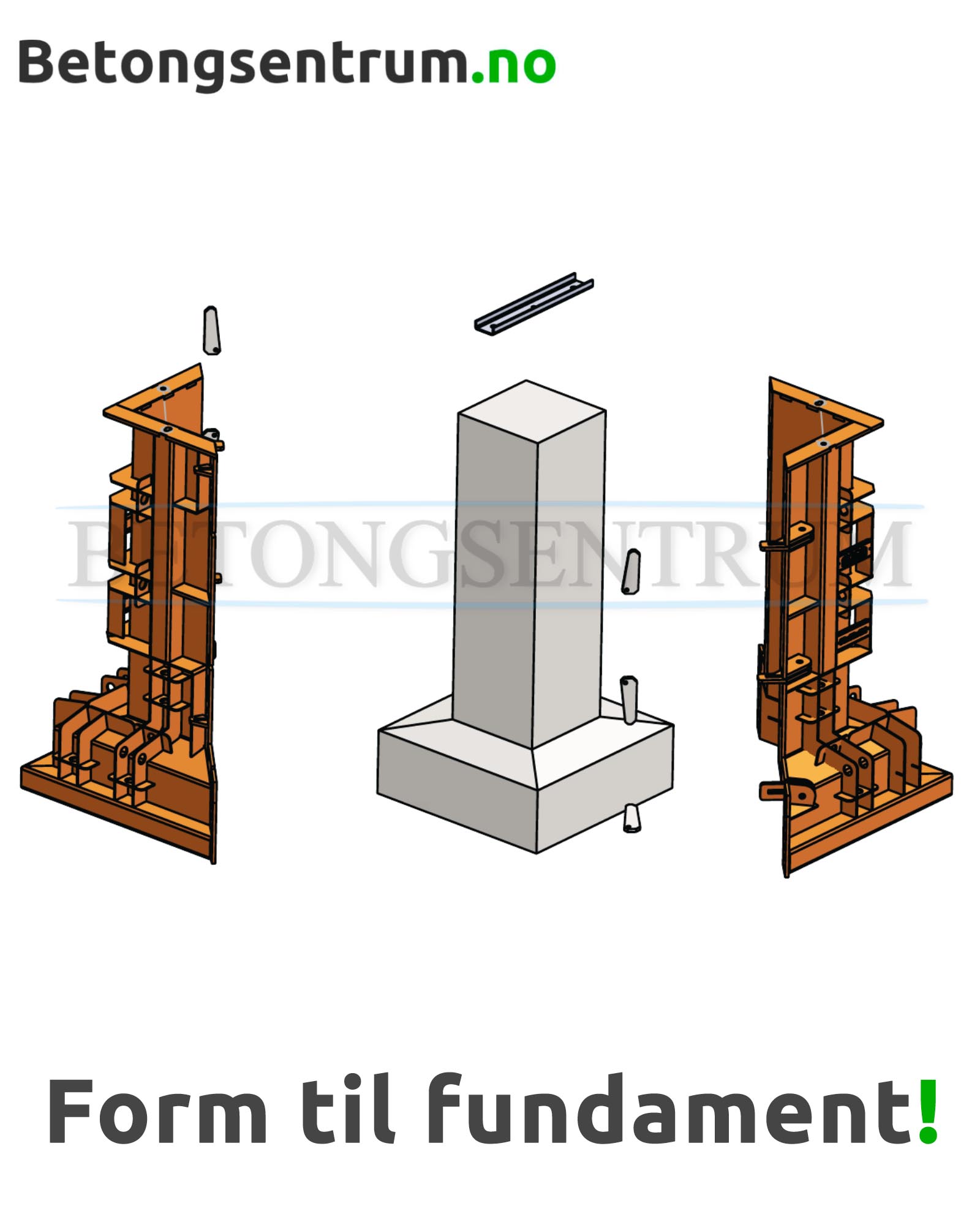 Støpeform til fundament