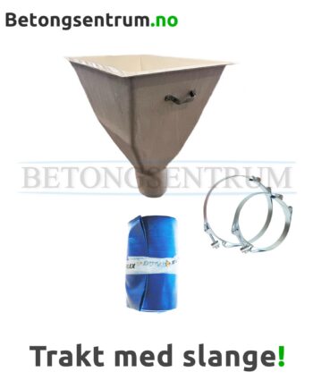 Støpetrakt med slange