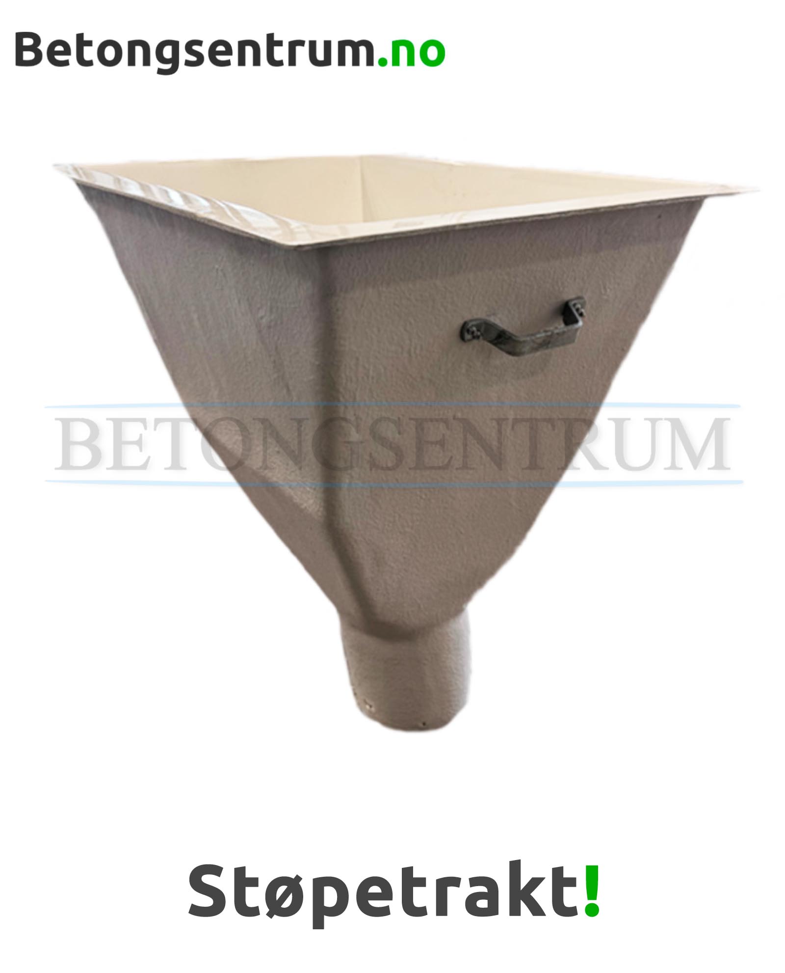 Støpetrakt med slange