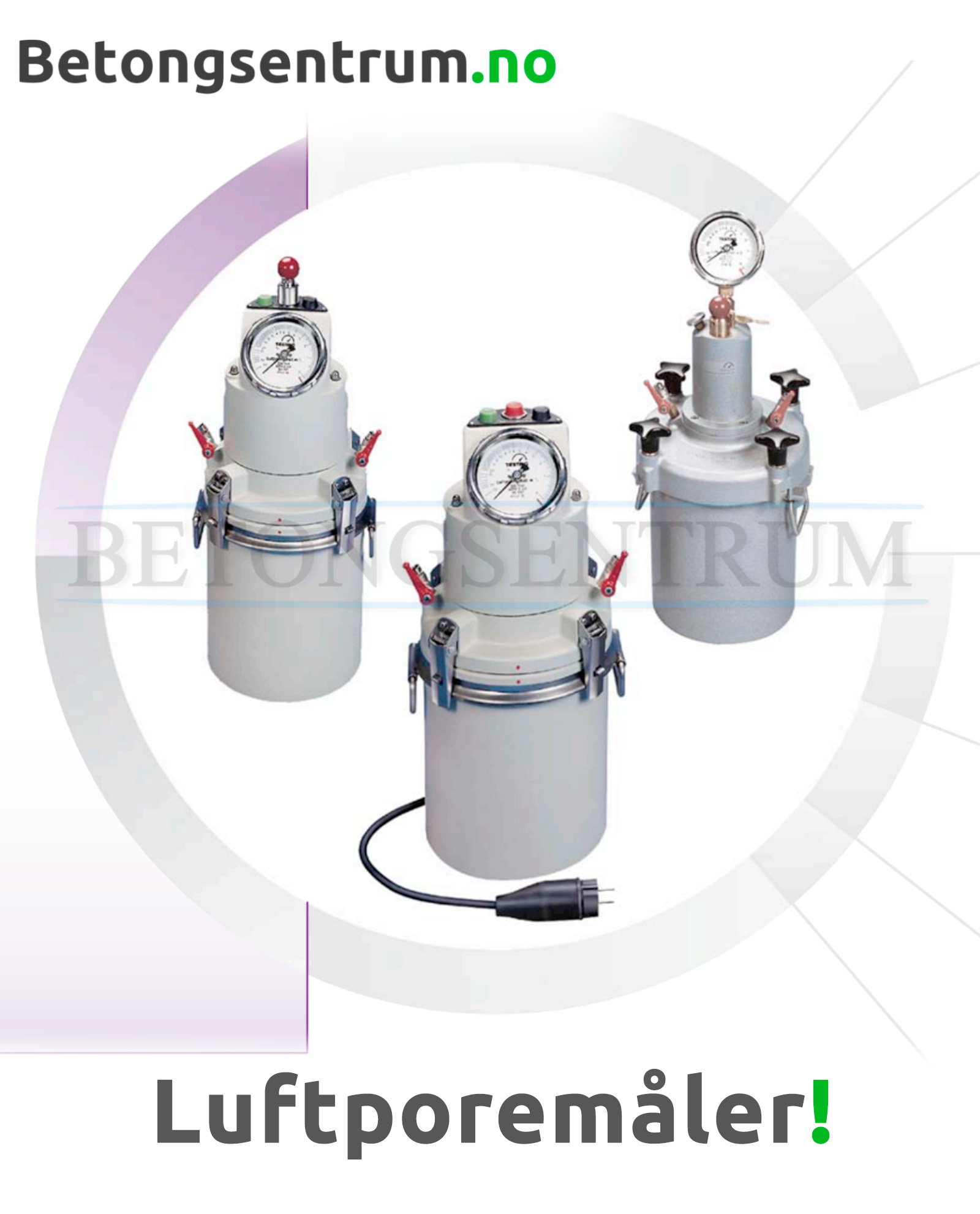 Elektrisk Luftporemåler