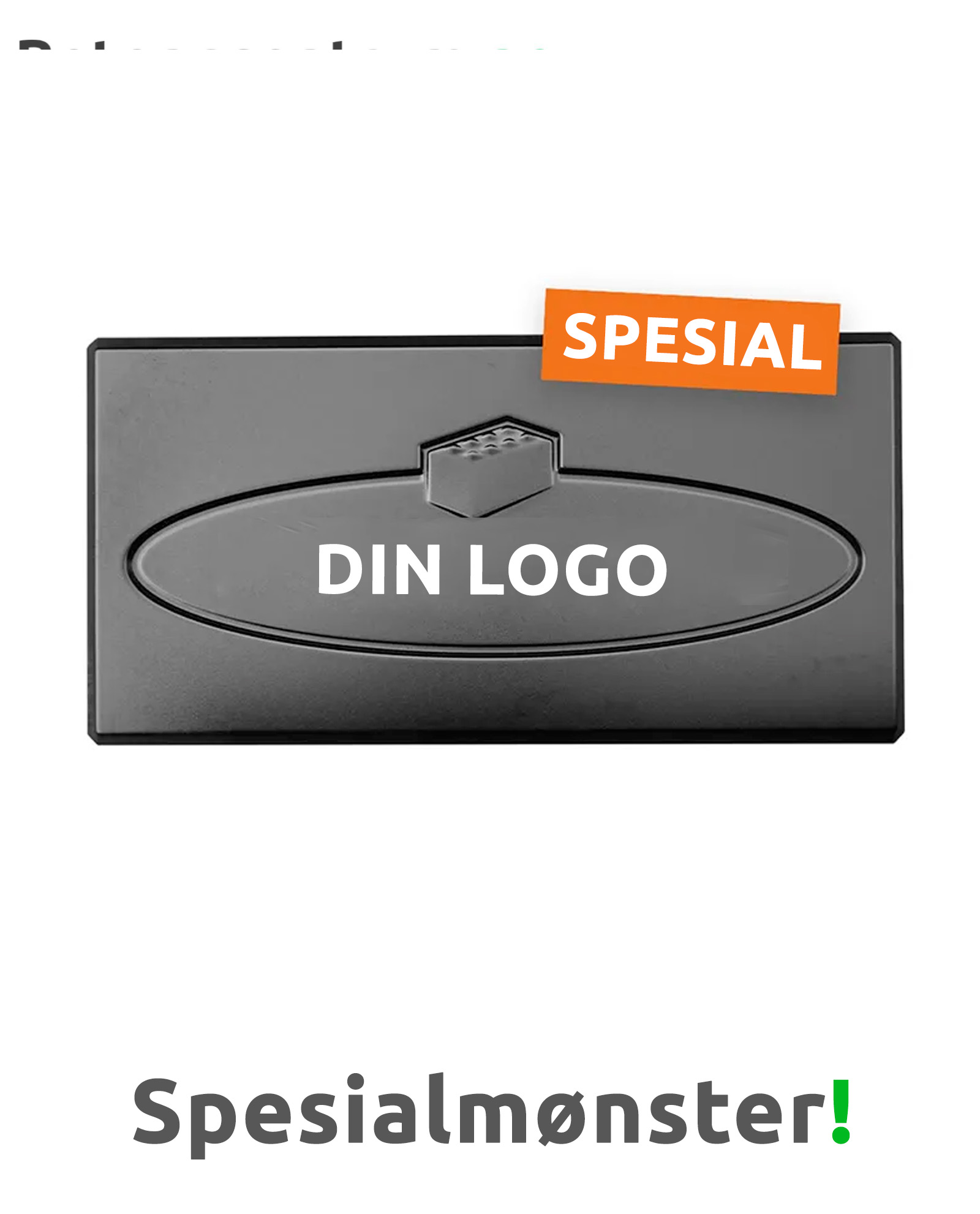 Mønstermatte til støpeform