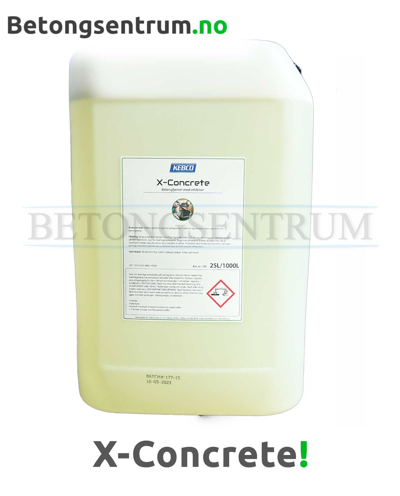 Organisk Betongfjerner